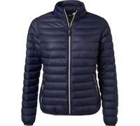 James & Nicholson Damen Daunenjacke JN1139, navy-blau/silber, Größe XXL (Winterjacken)