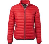 James & Nicholson Damen Daunenjacke Stepp-Jacke JN1139 red/silver S