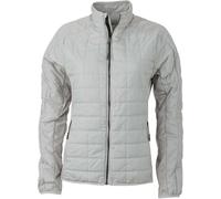 James & Nicholson Damen Hybrid Jacke Stepp-Jacke JN1115 silver/silver L