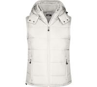 James & Nicholson Damen Kapuzen Steppweste Bodywarmer JN1005 natural XL