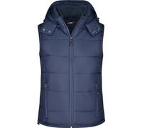 James & Nicholson Damen Kapuzen Steppweste Bodywarmer JN1005 navy S
