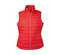 James & Nicholson - Damen Leichte, wattierte Steppweste (M, red)