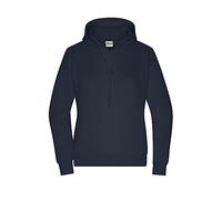 James & Nicholson Damen Lounge Hoody - Kuscheliger, leicht oversized geschnittener Hoody mit Kapuze und Kordel | Farbe: navy | Grösse: XL