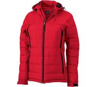 James & Nicholson Damen Outdoor Hybrid Jacke Stepp-Jacke JN1049 red L