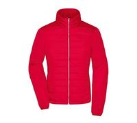 James & Nicholson Damen Steppjacke JN1119, rot, Größe M (Outdoorkleidung & Freizeitkleidung)