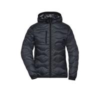 James & Nicholson Damen Steppjacke Sorona® JN1155, graphit/camouflage, Größe XXL (Outdoorkleidung & Freizeitkleidung)