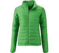 James & Nicholson Damen Steppjacke JN1119, grün, Größe S (Outdoorkleidung & Freizeitkleidung)