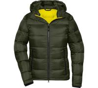 James & Nicholson Damen Steppjacke Stepp-Jacke JN1167 deep forest/yellow XS