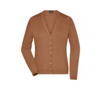 James & Nicholson Damen Strickjacke JN660, camel-braun, Größe XL (Outdoorkleidung & Freizeitkleidung)