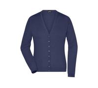 James & Nicholson Damen Strickjacke JN660, navy-blau, Größe S (Outdoorkleidung & Freizeitkleidung)