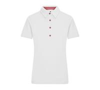 Damen Poloshirt Trachtenlook "JN715" - James & Nicholson White/Red-White S