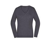James & Nicholson Damen V-Pullover - Leichter Strickpullover in hochwertiger Ausführung