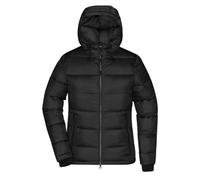 James & Nicholson - Damen Winter Steppjacke Sorona® JN1167, schwarz/rot, Größe XL