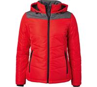 Daiber Damen Stepp-Winterjacke JN1133 - Rot / anthrazit meliert | S