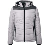 James & Nicholson Damen Winterjacke Stepp-Jacke JN1133 silver/anthracite melange XXL
