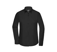 Damen Langarm Bluse "JN677" - James & Nicholson Black L