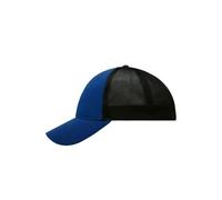 6 Panel Elastic Fit Mesh Cap "MB6215" - myrtle beach Royal/Black S/M