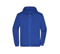 Promo Zip Hoody Men Klassische Sweatjacke mit Kapuze blau, Gr. XL