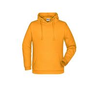 James & Nicholson Herren Basic Kapuzensweat - Klassischer Hoody mit Kängurutasche | Farbe: gold-yellow | Grösse: S