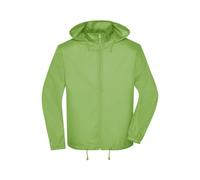 James & Nicholson Herren Basic Windbreaker JN1132, frühlings-grün, Größe M (Outdoorkleidung & Freizeitkleidung)