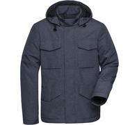 James & Nicholson Herren Business Jacke Übergangsjacke JN1158 black melange XXL