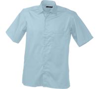 James & Nicholson Herren Business Twill Hemd kurzarm JN607 light blue M