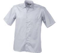 James & Nicholson Herren Business Twill Hemd kurzarm JN607 light grey 3XL