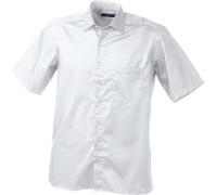 James & Nicholson Herren Business Twill Hemd kurzarm JN607 white L