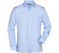 James & Nicholson Herren Business Twill Hemd langarm JN606 light blue S