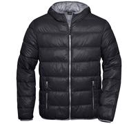James & Nicholson Herren Daunenjacke JN1060 Gr. XL black/grey