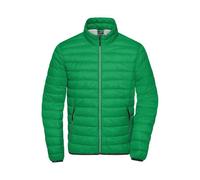 James & Nicholson - Herren Daunenjacke JN1140, farn-grün/silber, Größe XL