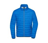 Daunenjacke "JN1140" - James & Nicholson Cobalt/Silver 3XL