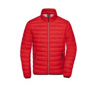 Daunenjacke "JN1140" - James & Nicholson Red/Silver XL