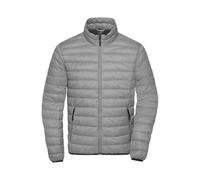 Daunenjacke "JN1140" - James & Nicholson Silver-Melange/Graphite L