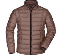 James & Nicholson Herren Daunenjacke Stepp-Jacke JN1082 coffee/black 3XL
