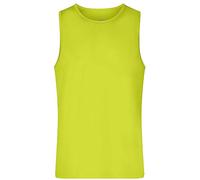 James & Nicholson Herren Funktions-Tanktop - Funktions-Top für Freizeit und Sport | Farbe: acid-yellow | Grösse: L