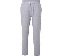 Men's Jog-Pants Sweat-Hose im modischen Design weiß/grau, Gr. M