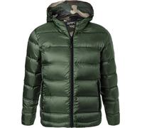 James & Nicholson Herren Kapuzen Daunenjacke Stepp-Jacke JN1152 olive/camouflage 3XL