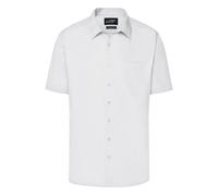 Men's Business Shirt Short-Sleeved Klassisches Shirt aus strapazierfähigem Mischgewebe weiß, Gr. 5XL