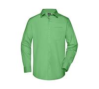 James & Nicholson Herren Langarm Business Hemd JN642, lime-grün, Größe 4XL (Arbeitshemd & Arbeitsshirt)
