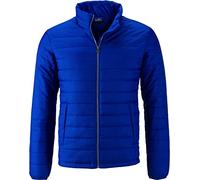 James & Nicholson - Herren Leichte, Wattierte Steppjacke (L, royal)