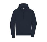 James & Nicholson Herren Lounge Hoody - Bequemes und leicht oversized geschnittenes Kapuzensweat | Farbe: navy | Grösse: XL