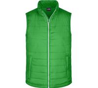 James & Nicholson Herren Steppgilet Bodywarmer JN1136 green M