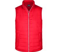 James & Nicholson Herren Steppgilet Bodywarmer JN1136 red XXL