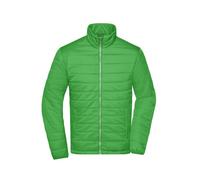 James & Nicholson Herren Steppjacke JN1120, grün, Größe 3XL (Outdoorkleidung & Freizeitkleidung)
