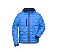James & Nicholson - Herren Steppjacke Sorona® JN1156, blau/navy-blau, Größe L