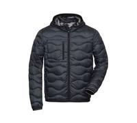 James & Nicholson - Herren Steppjacke Sorona® JN1156, graphit/camouflage, Größe XXL