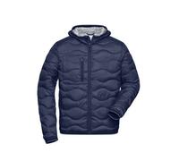 Men's Padded Jacket Gesteppte Jacke mit DuPont™ Sorona® Wattierung (nachwachsender, pflanzlicher Rohstoff) blau/grau, Gr