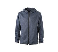 James & Nicholson Herren Sweatshirt Fleece Men's Knitted Fleece Hoody