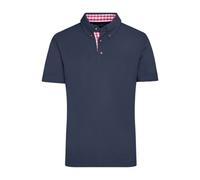 Poloshirt Trachtenlook "JN716" - James & Nicholson Navy/Red-White 3XL